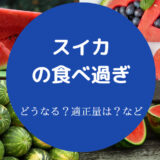 スイカの食べ過ぎ