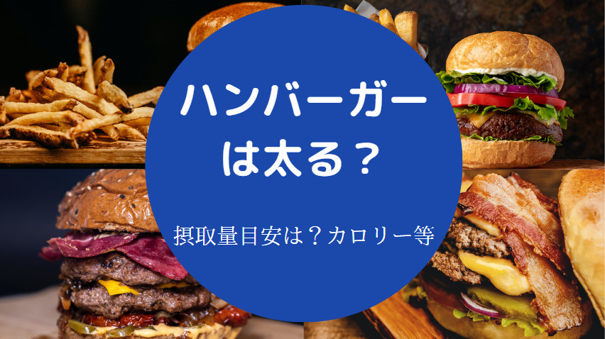 ハンバーガーは太る？