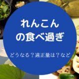 れんこんの食べ過ぎ