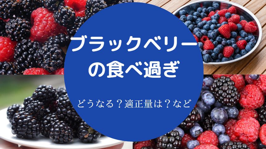 ブラックベリーの食べ過ぎ