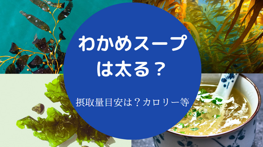 わかめスープは太るのか
