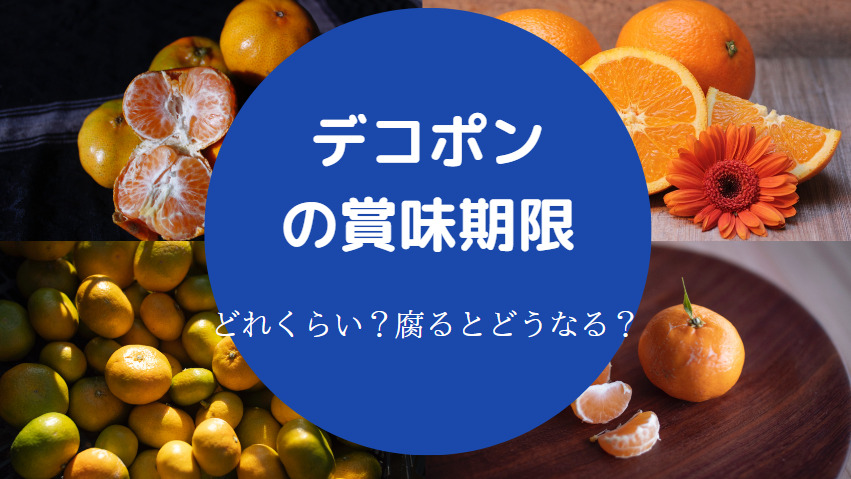 デコポンの賞味期限