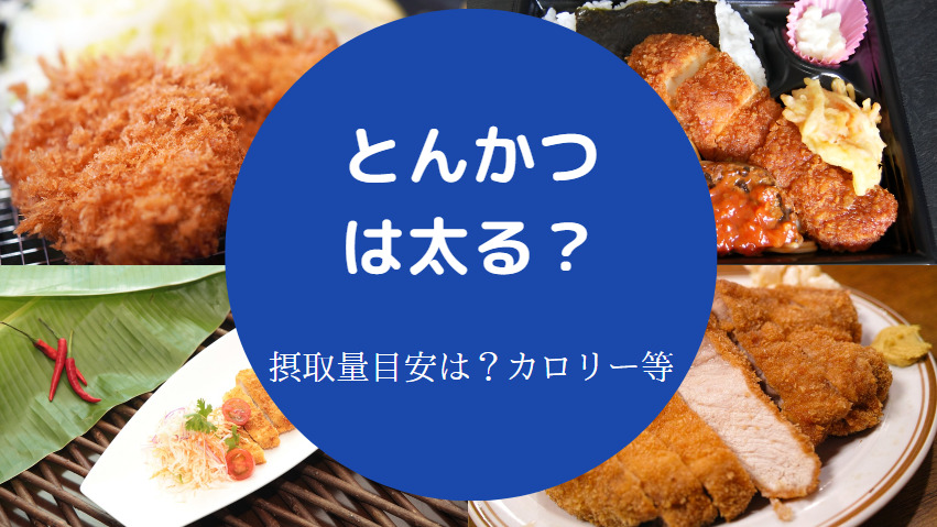 とんかつは太る？