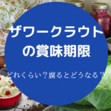 ザワークラウトの賞味期限