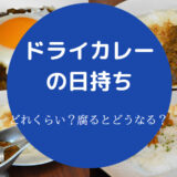 ドライカレーの日持ち