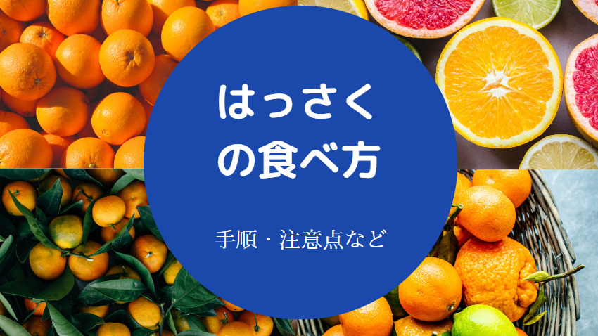 はっさくの食べ方について