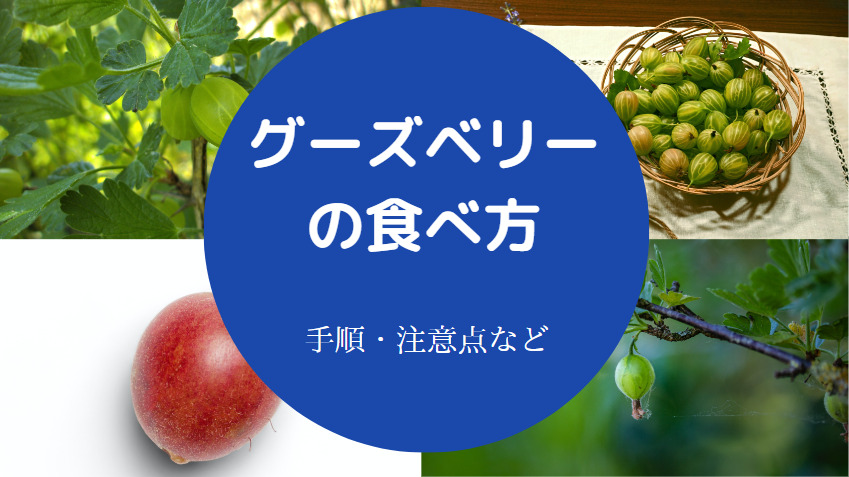グーズベリーの食べ方について