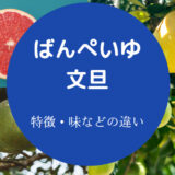 ばんぺいゆと文旦の違いについて