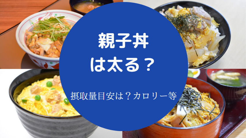 親子丼は太る？