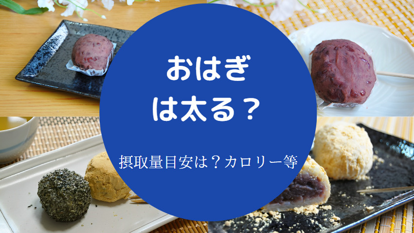 おはぎは太る？