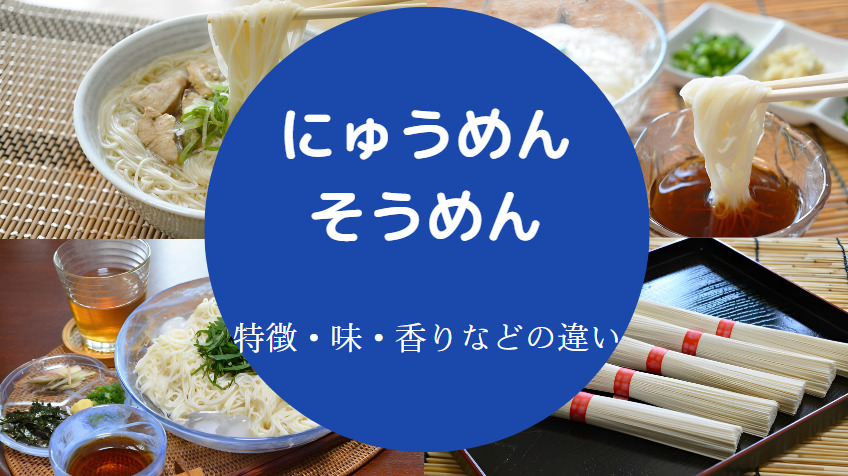 にゅうめんとそうめんの違いについて