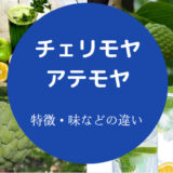 チェリモヤとアテモヤの違いについて
